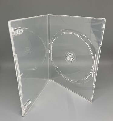 10 PCS NEW SLIM 7MM SUPER CLEAR SINGLE DVD CASE MOVIE BOX PSD17
