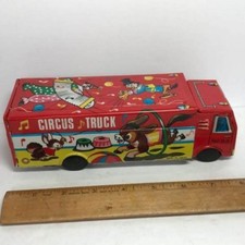Vintage Tin Circus Truck No. 63  .Made In Japan  .Pre-Owned