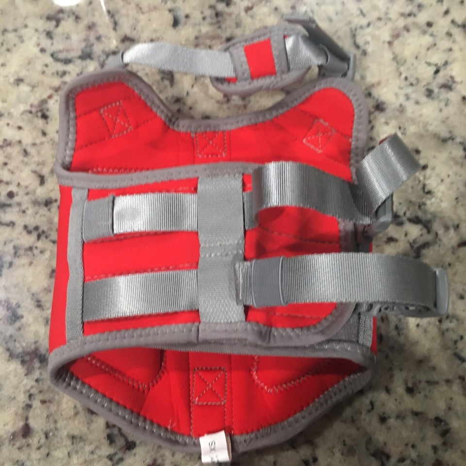 Dog Life Jacket VIVAGLORY Sports Style Vest Size XS Orange Adjustable