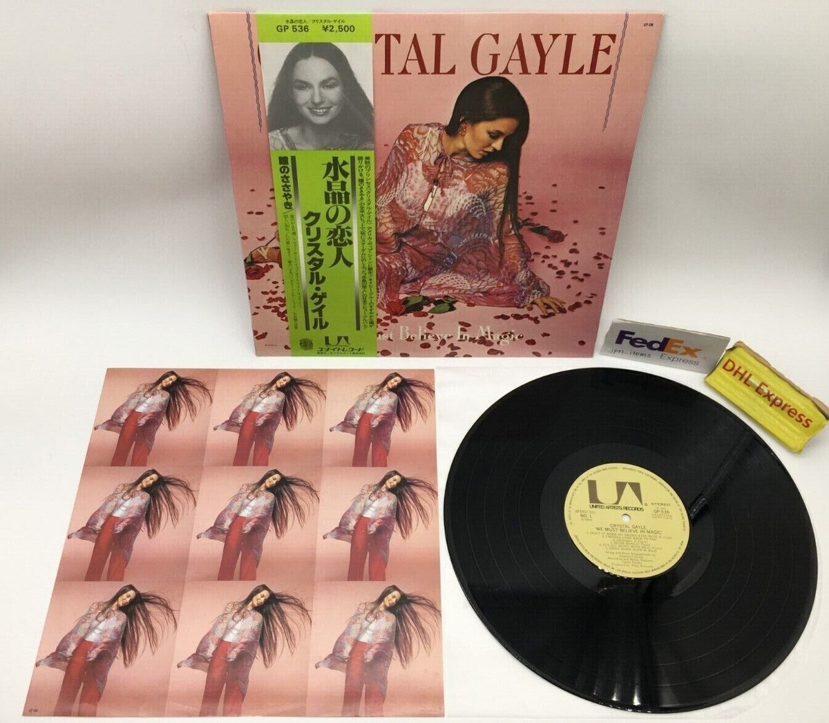 Crystal Gayle We must believe in magic LP Vinyl Record 1977 OBI