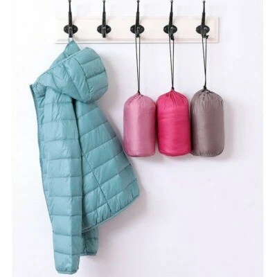 Veste Doudoune Femme Légère Microlight Capuche Matelassée Taille Small - Photo 1/4