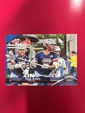 2022 Topps PLL Lacrosse PAUL RABIL Blue Parallel 06/99 SSP Cannons GOAT 👀🐐🥍🔥