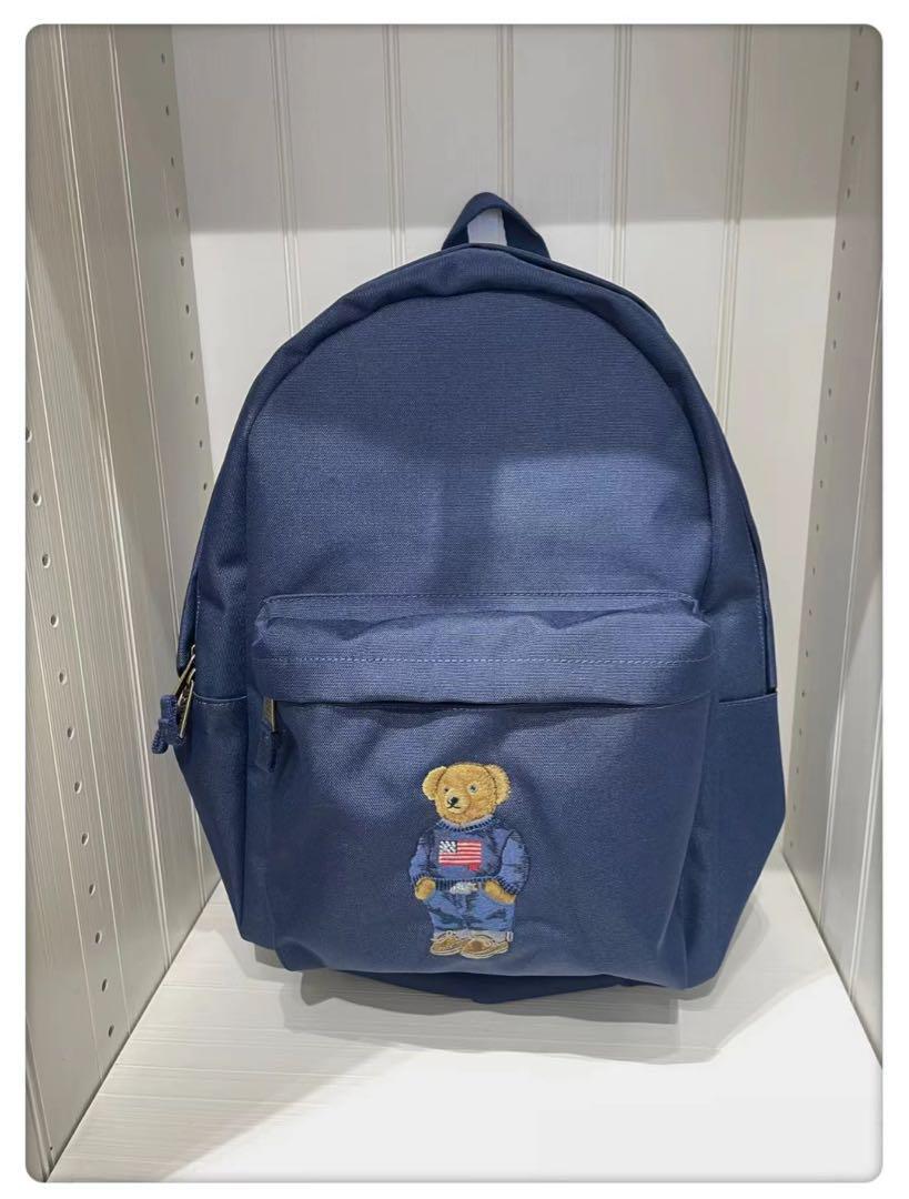 Polo Bear Backpack Canvas Unisex Limited Edition Iconic