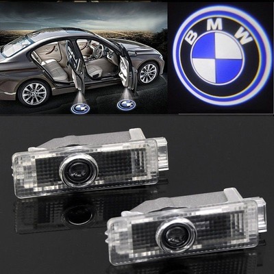 No fading 2x LED HD Door Welcome Courtesy Ghost Shadow Lights HD For BMW Series