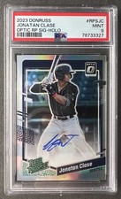 JONATAN CLASE Auto (PSA 9)2023 Donruss “Optic RP Holo” Seattle Mariners 