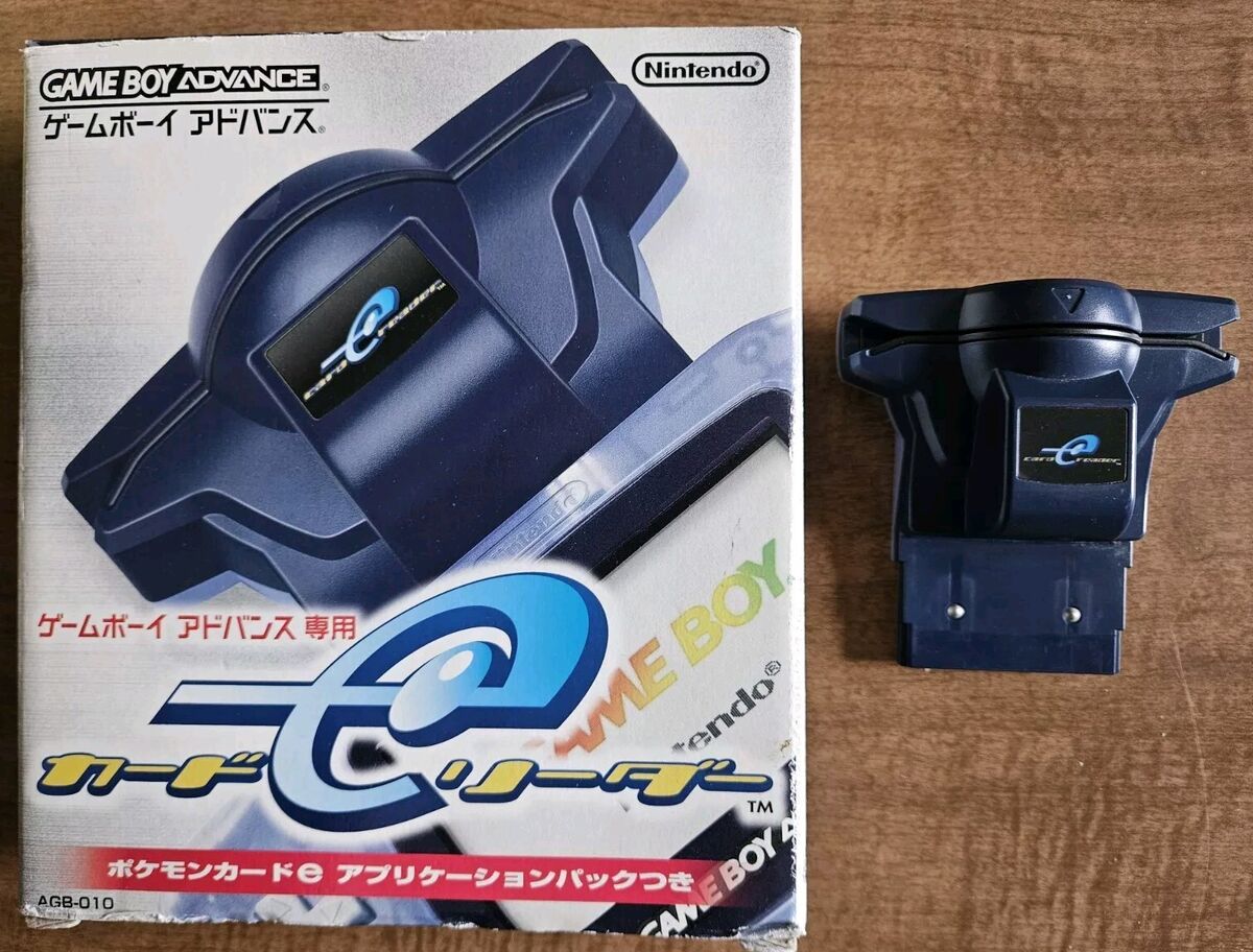 Gameboy Advance Card E-Reader EReader Nintendo Box + Reader Gameboy Advance Card E-Reader EReader Nintendo Box + Reader