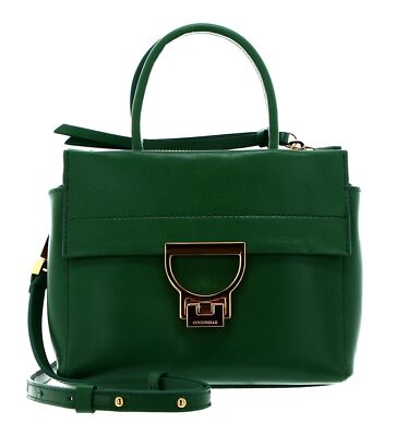 COCCINELLE Arlettis Rock Handbag Craquele Leather Handtasche Peppermint