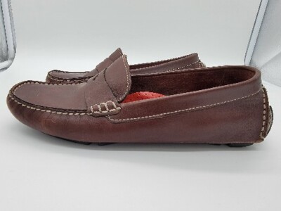 Cole Haan Women’s 7.5 M Brown Pebbled Leather Driving Loafers Penny Driver Shoes Cole Haan Brown Penny Loafer Driver Women 7 1/2 B | eBay main image 3