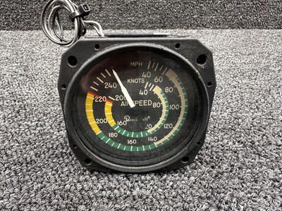 8025-13L United Instruments True Air Speed Indicator (Lighted with 13 Volts)