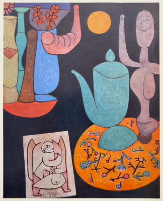 PAUL KLEE RARE VINTAGE 1955 1ST ED MODERNIST LITHOGRAPH PRINT