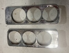 Ferrari 365gt 22 Tail Light Bezel Set Original - Left And Right Side 365 Gt