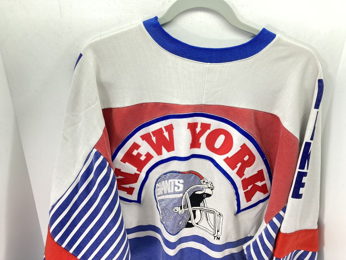 New York Giants Skyline Sweatshirt Nike Men Size XL Red Blue New York Giants Skyline Sweatshirt Nike Men Size XL Red Blue