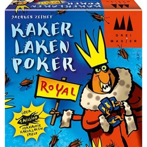 Schmidt Spiele Cockroach Poker Royal Board Game A Fun Bluffing Game for 8+