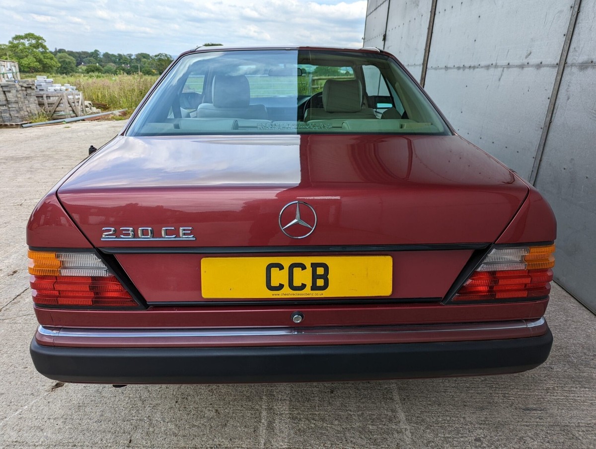 For Mercedes C124 230CE Emblem Rear trunk Boot Badge Chrome ref 