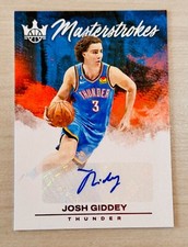 Josh Giddey 2023-24 Panini Court Kings Masterstrokes Autograph Auto /35