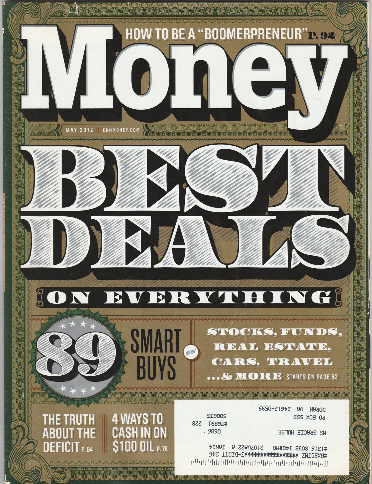 Money Magazine May 2012 - Best Deals