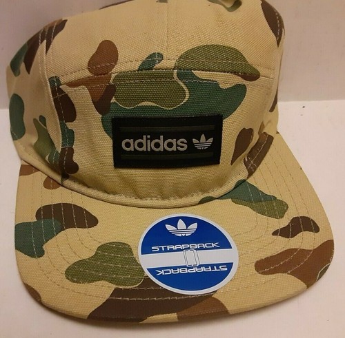NEW Adidas 5 Panel Hat Strapback Cap 
