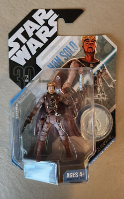 CONCEPT HAN SOLO- #47-Star Wars 30th Anniversary-Hasbro 2007 3.5'' Figure-NISB