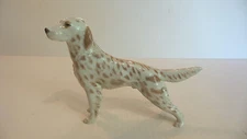 HANDSOME ROYAL COPENHAGEN "ENGLISH SETTER" PORCELAIN DOG FIGURINE #3252, MINT