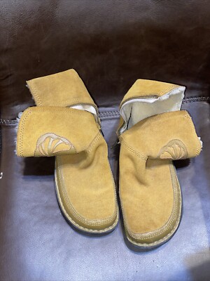 ALEGRIA ASP 6156 Aspen Side Zip Ankle Boots Size 40 Yellow Gold???
