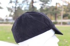 corduroy cycling cap 4 panels handmade in USA