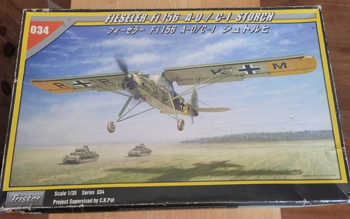 Tristar Fieseler Fi 156 A-O / C-1 Storch, 1:35, Series 034, Open Box, Complete