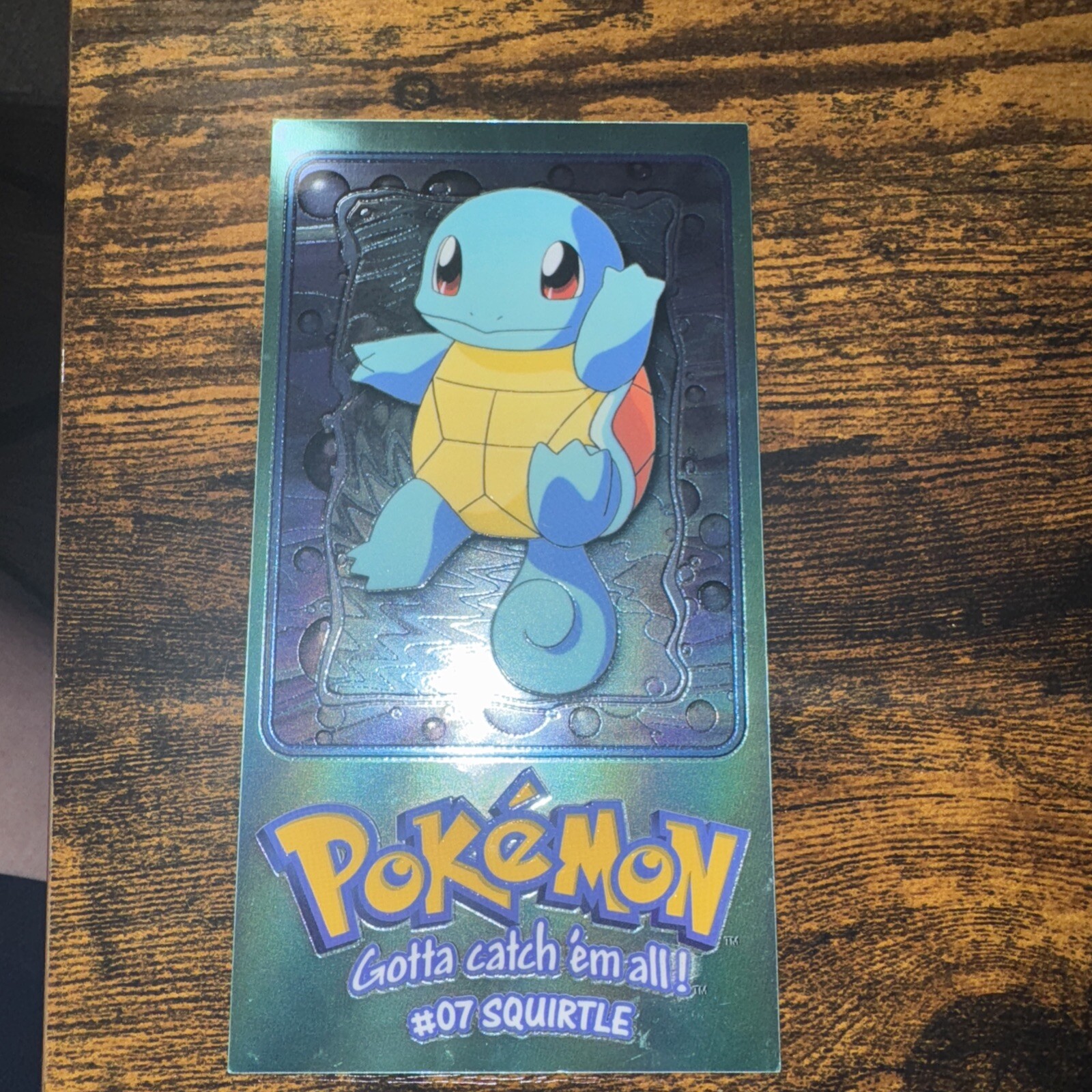 Topps Pokemon TV Animation Series Squirtle Tin Topper #07 Card 2 of 5 1999