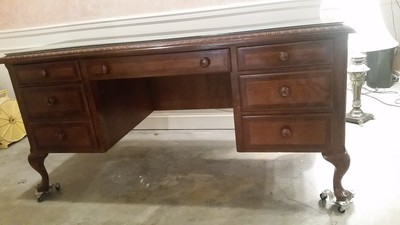 Executive Desk With Glass Top Ebay