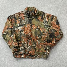 Realtree Jacket Womens Small Green Workwear Camo Hunting Lined Usa Coat Ladies