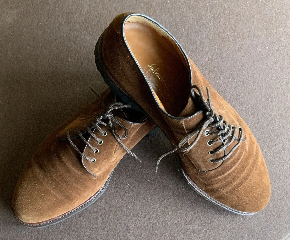 Salvatore Ferragamo Suede EE Dress Shoes for Men for sale | eBay