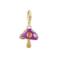 Thomas Sabo Charm-AnhäNger Bunter Pilz Vergoldet 2211-471-7