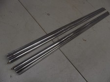Lot Of Two Grille Bars Chrome Trim Louvers Shutters Vents Grill
