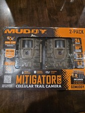 MUDDY Mitigator 2.0 Cellular Trail Camera 2-Pack Only Used Briefly, Great Shape.