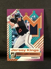 2025 Panini Donruss - Jersey Kings Luke Keaschall #JK-LK Purple /49 (MEM, RC)