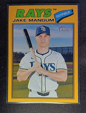2026 Topps Heritage - Jake Mangum #227 Dark Yellow Border