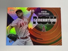 2022 Topps Baseball Generation Now - Reid Detmers RC - Los Angeles Angels