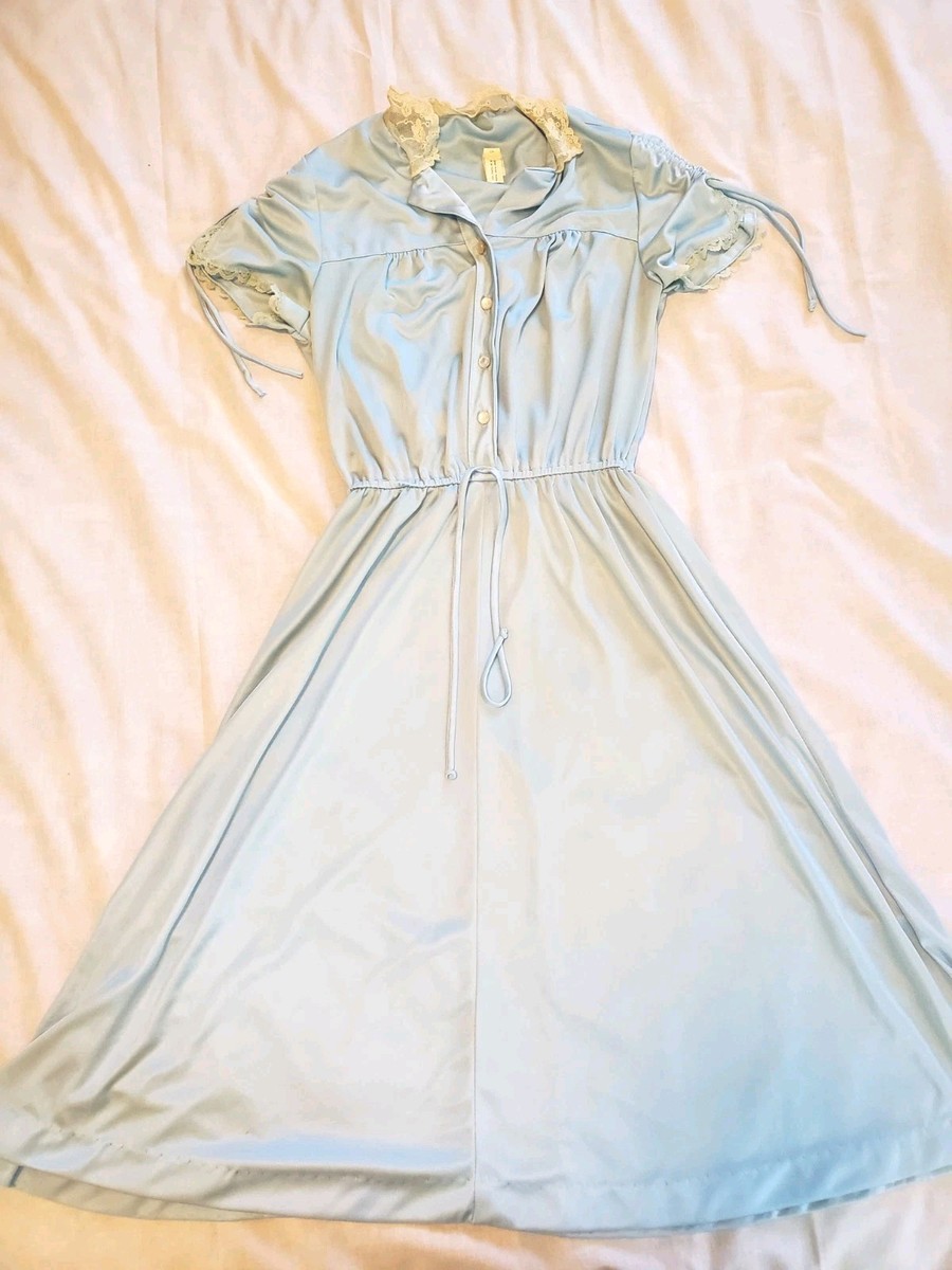 sleeves dusty blue bridesmaid dresses BABARONI BABARONI Chiffon Dusty Blue Bridesmaid Dresses V-neck Floor-length Long Sleeve Lace A-line, Dusty Blue / US0 main image 0