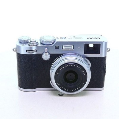 Fujifilm Fuji X100F digitale 24,3-MP-Spiegelreflexkamera silber Auslösungen g...