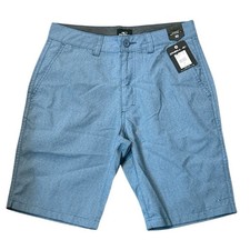 O'Neill Men's Microfiber Blend Short Size 30 Blue Digit Stripe Standard Fit NWT