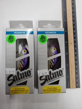 Lot of 2 Salmo Floating Crankbaits 3/8 oz 2.125" 7-13' Depth - From Poland