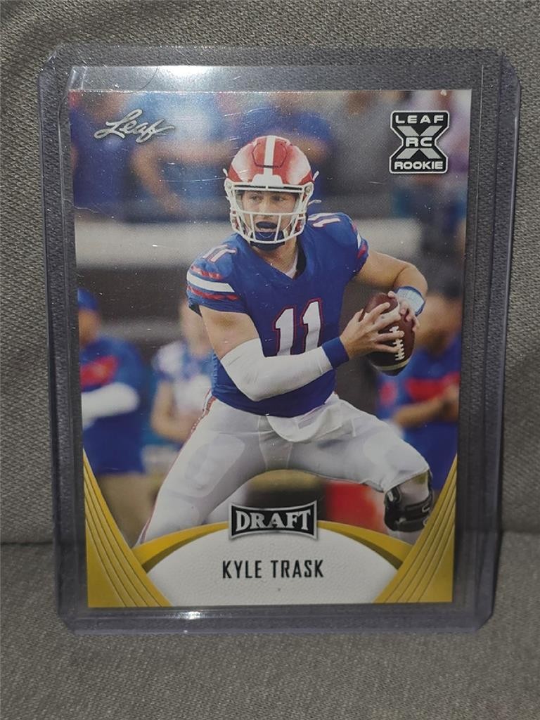 2021 Leaf Draft #05 Kyle Trask Gold Florida Gators