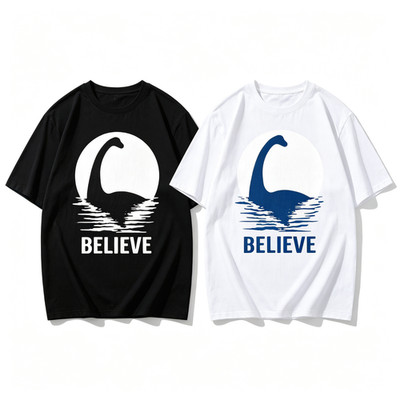 Loch Ness Monster Believe Lake Creature T-Shirt SIZE S-5XL