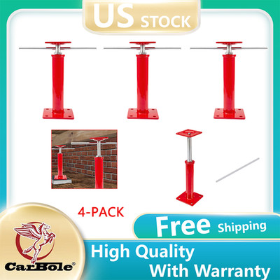 4X Floor Leveling Lift Post Sagging Beam Jack Column Support House Remodel Tool
