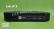 Lot of 3 HP EliteDesk 705 G3 Mini PC AMD PRO A10-9700E R7 8GB WiFi No SSD/OS