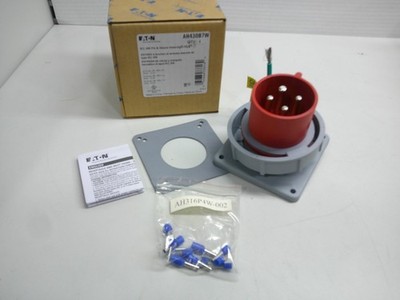 NEW Eaton Arrow Hart pin and sleeve inlet AH430B7W 30A 480Vac 3 Phase 4 Wire