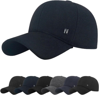 Baseball Cap mit Ohrenklappen Full Herren Outdoor Visor Sport Cappy Old School S