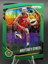 2025 Panini Prizm WNBA Green Prizm Brittney Sykes Seattle Storm #121 Basketball