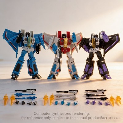 Jinbao FG01-03 Decepticon Transformable Mecha 3Pcs Action Figure Gift for Fans