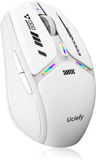 V19 Wireless Mouse, 2.4Ghz Rechargeable Mouse LED with Battery Indicator, Magnet