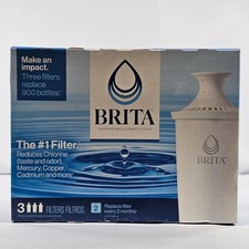 Brita Standard Replacement Filters 3 Pack Whi...
